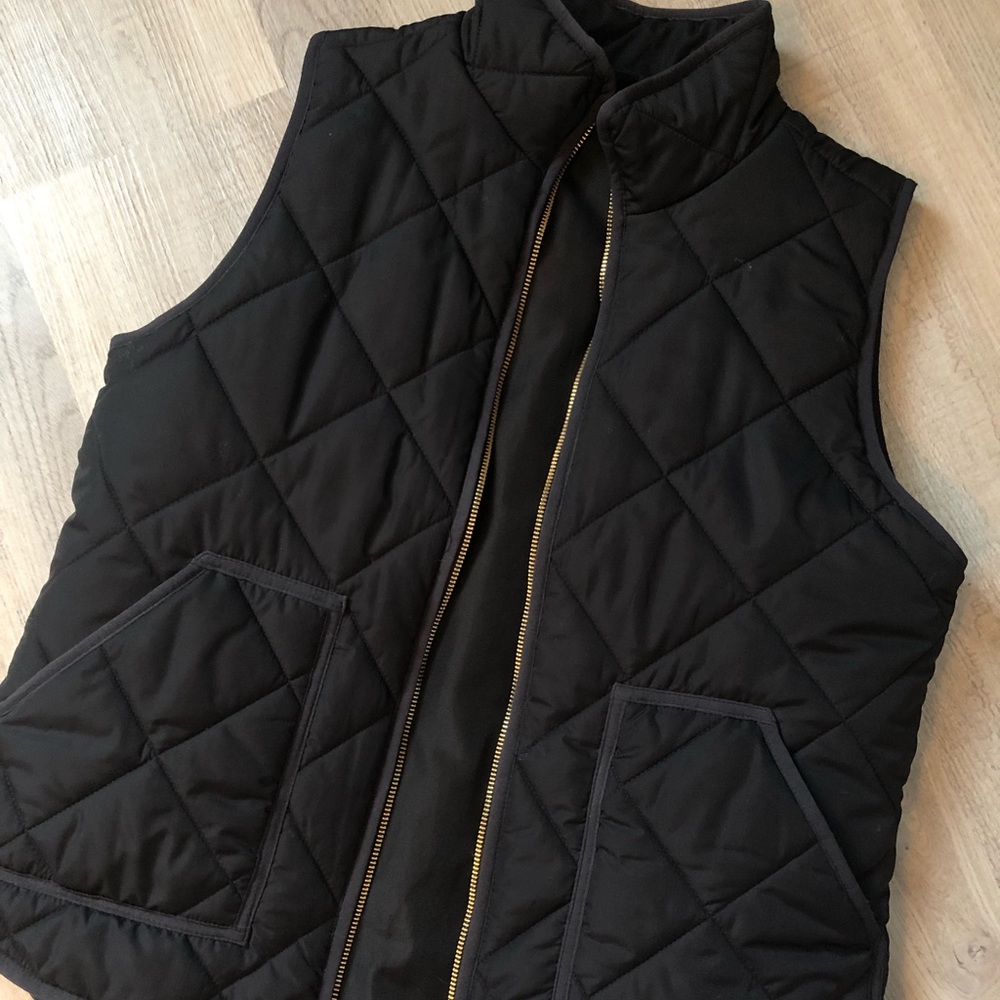 Black J.Crew vest